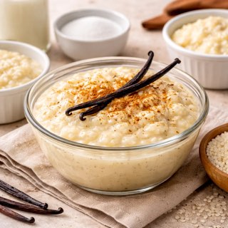 Riz au lait vanille